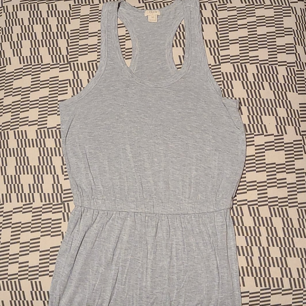 J. Crew Slitted Racerback Maxi Dress